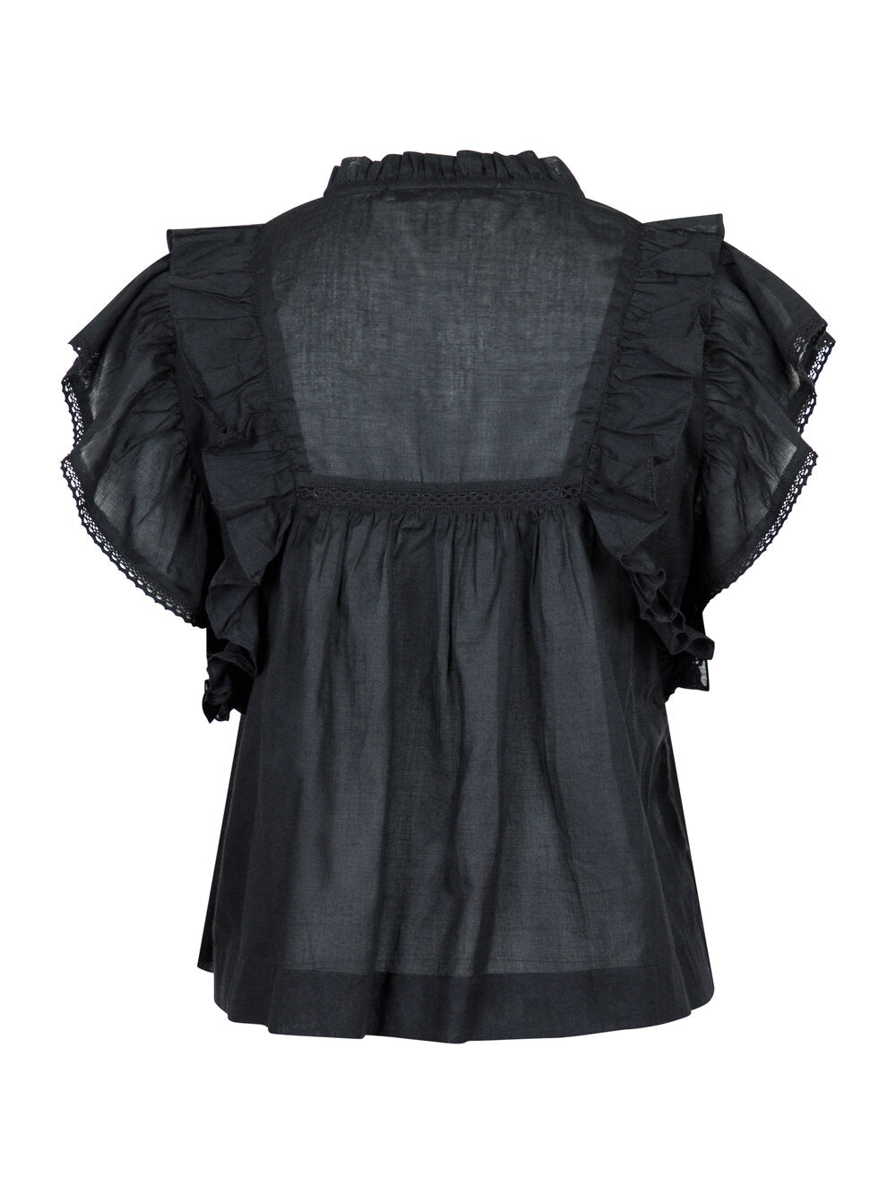 Mable Voile top - sort